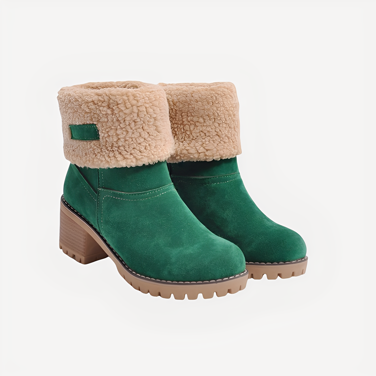 Claudia - Elegante, warme Winterstiefel mit Absatz für Damen