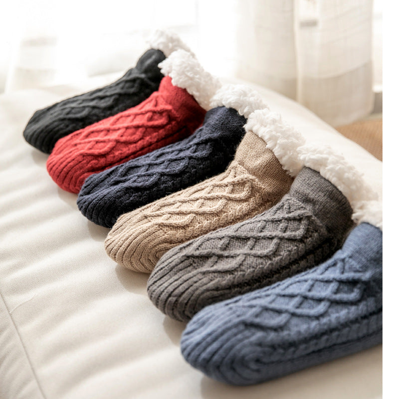 Raquel - Komfortable und rutschfeste Damenplüschsocken für die Winterzeit
