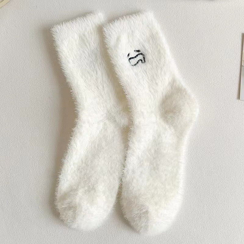 Catherina - Charmante, mittellange Kuschelsocken für Damen