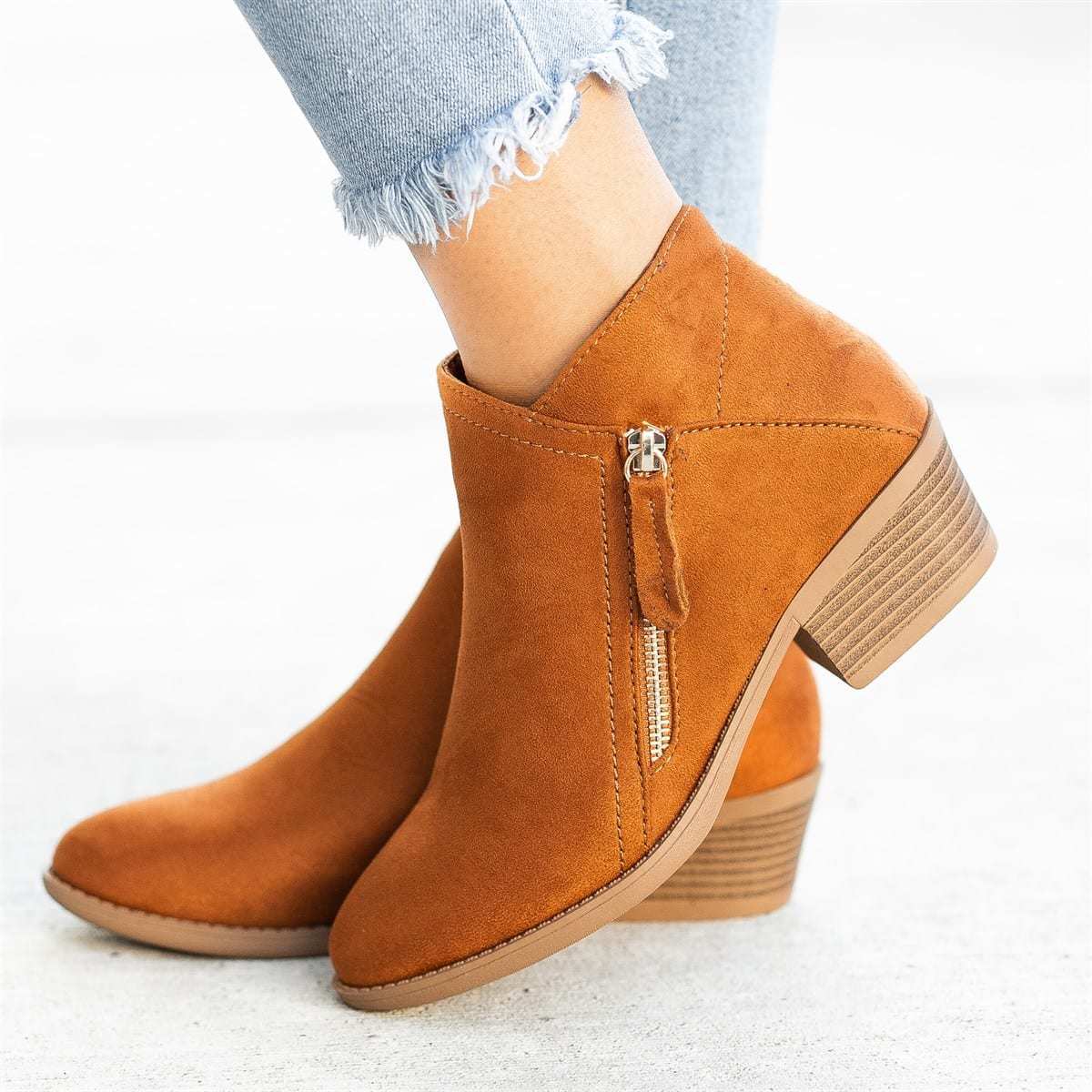 Elizabeth - Schicke Wildlederstiefel für Frauen