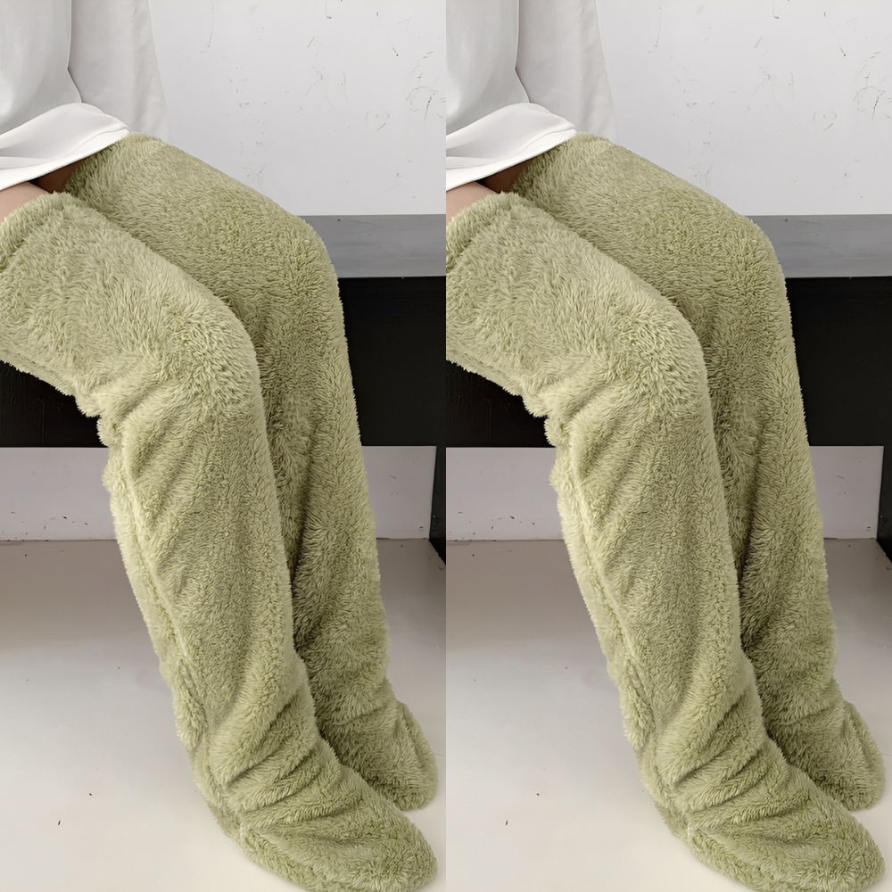 Camellia - Warme, kniehohe Wintersocken für Frauen