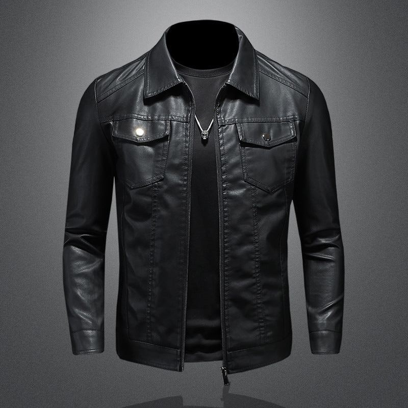 Nelson - Moderne Biker-Lederjacke für Männer