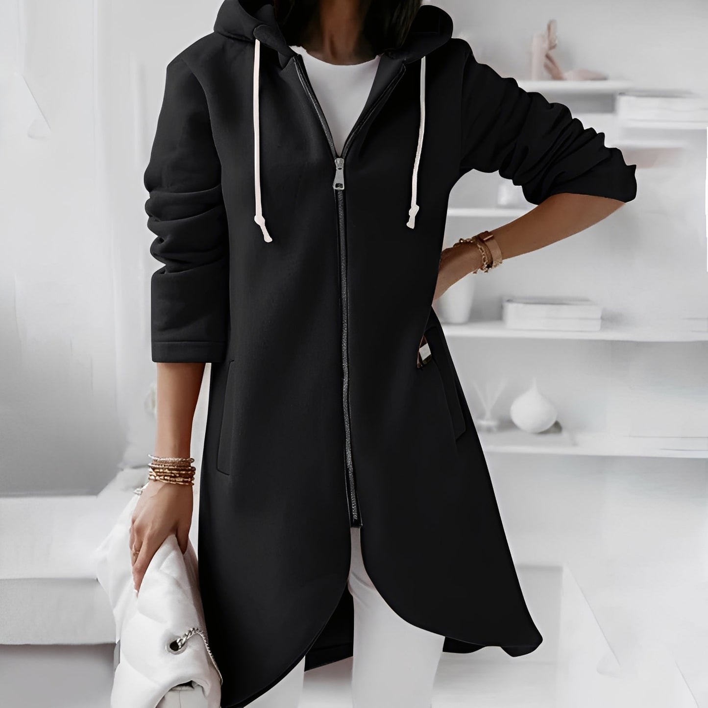 Myranda - Modische Jacke mit Kapuze für Damen