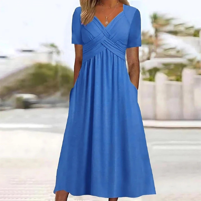 Mara – Weiches A-Linien-Kleid