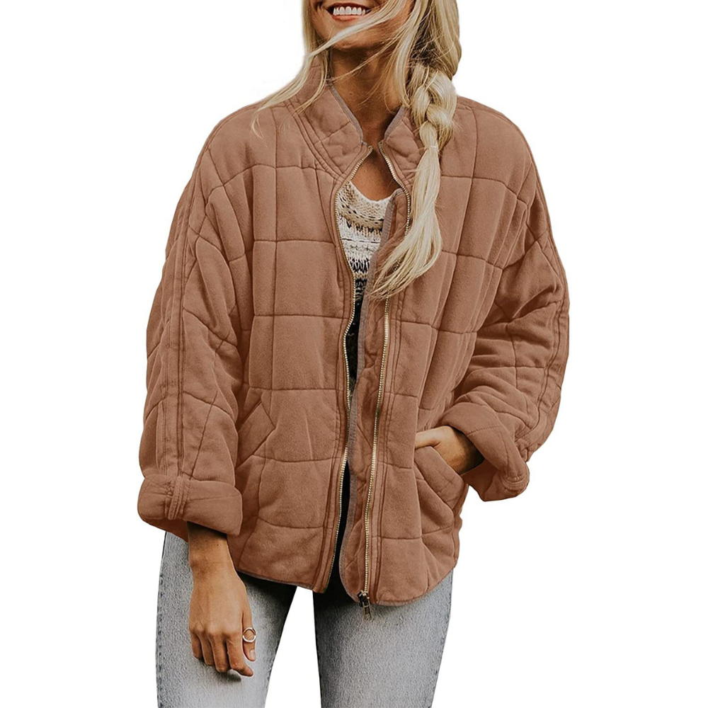 Reilly - Warme, lockere Damenjacke mit Taschen