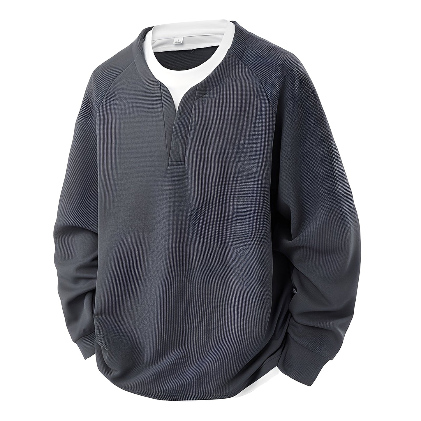 Dayton - Moderner, eleganter Herrenpullover mit Waffelmuster