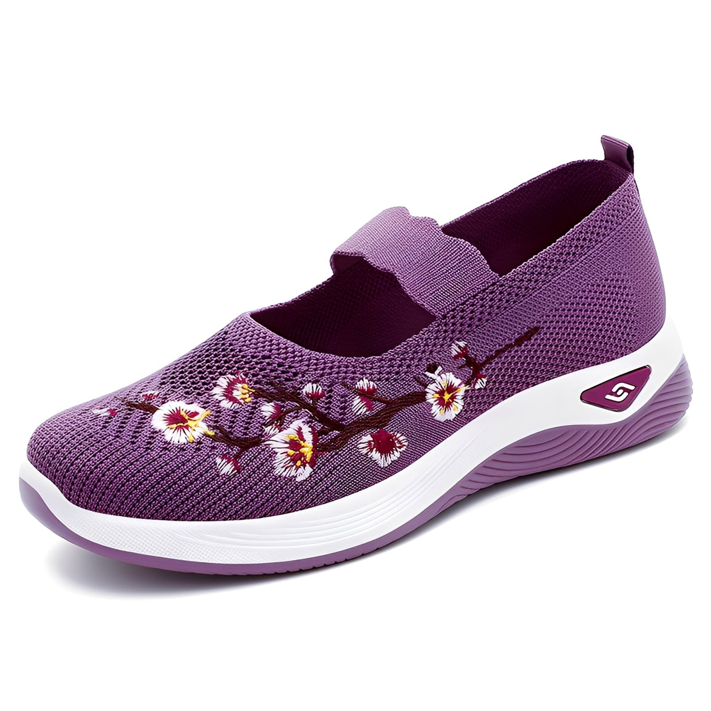 Jazmin - Bequeme und luftige Frauenschuhe mit Stickerei