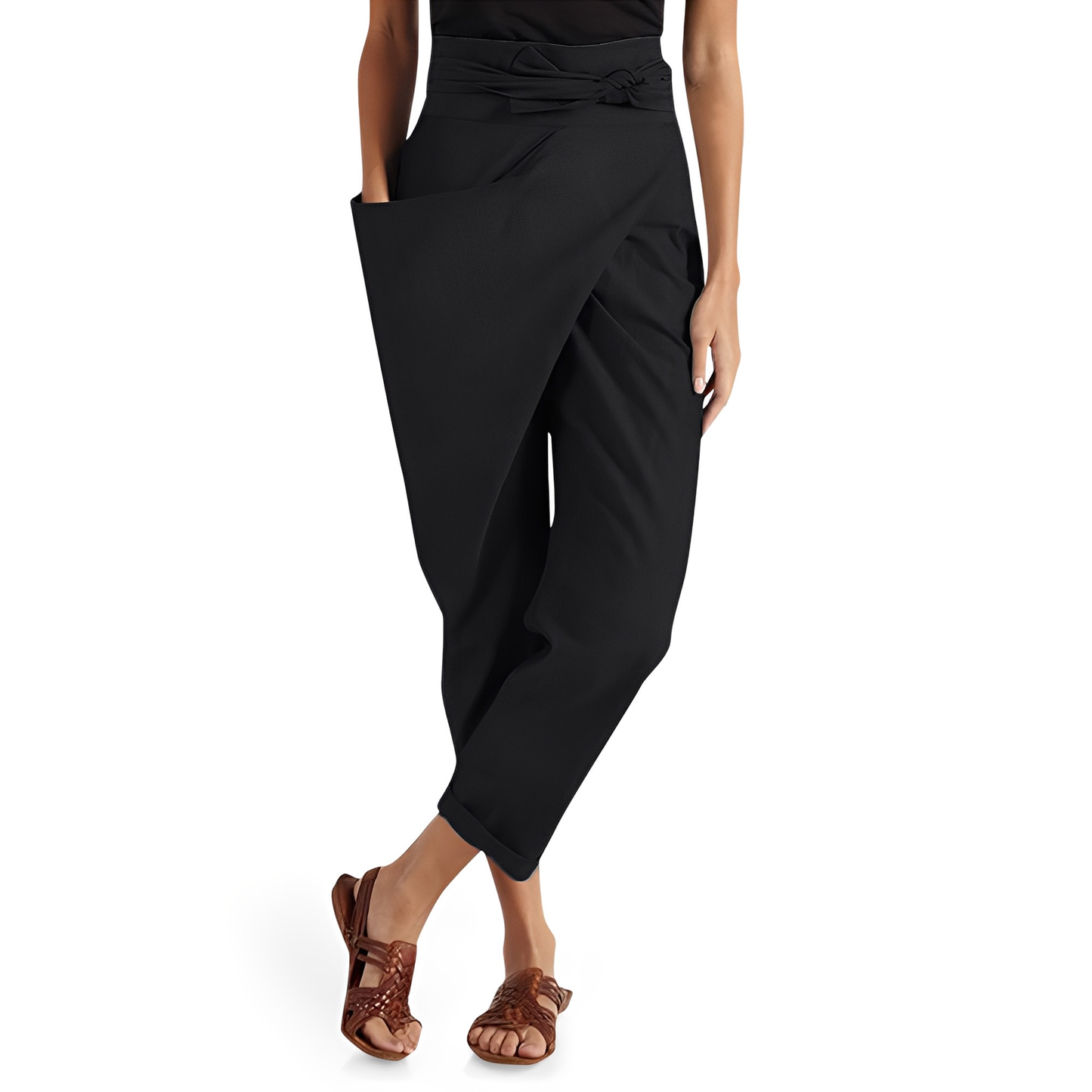 Courteney - Bequeme Damen-Haremshose mit hoher Taille