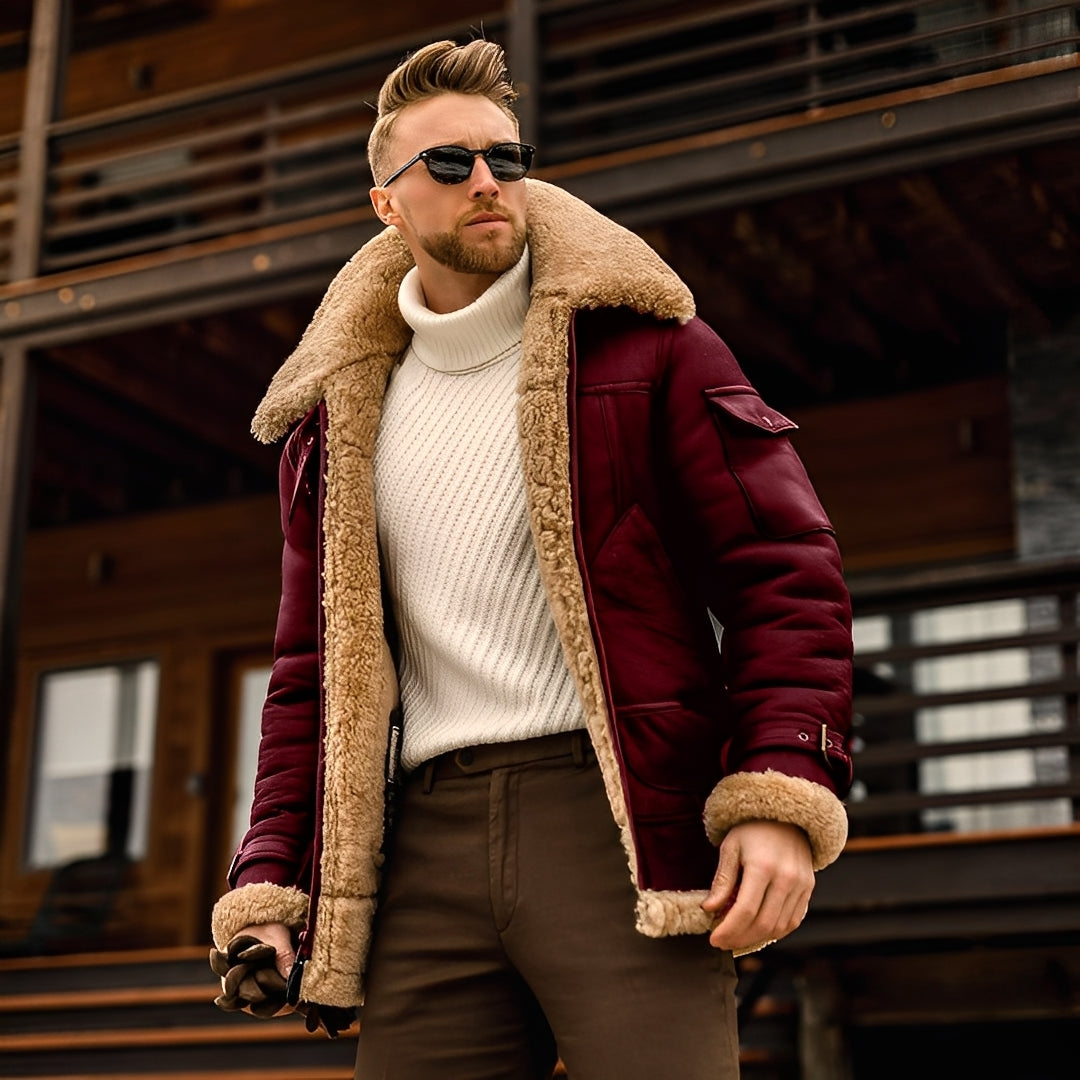 Jarod - Schicke Winterjacke mit Fleece für Herren