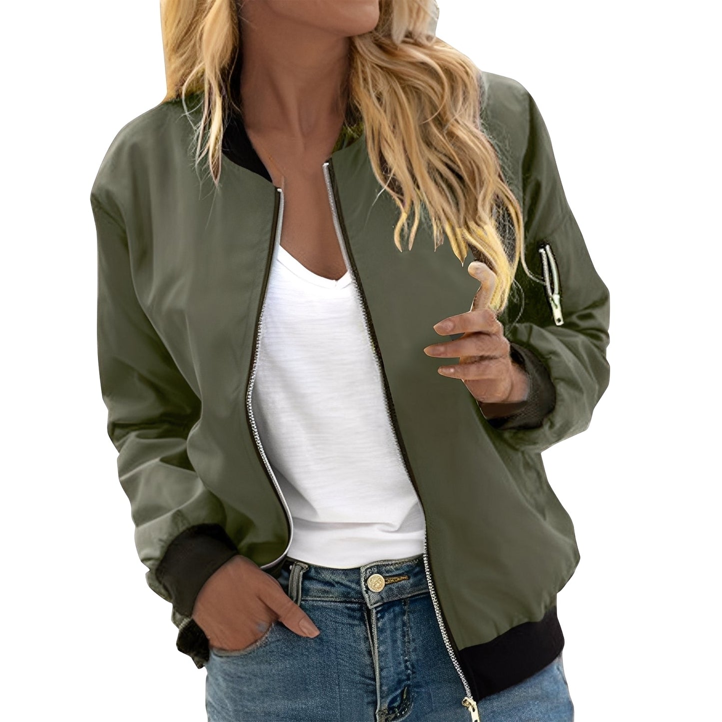 Shirlee - Komfortable Damen-Bomberjacke im klassischen Retro-Design