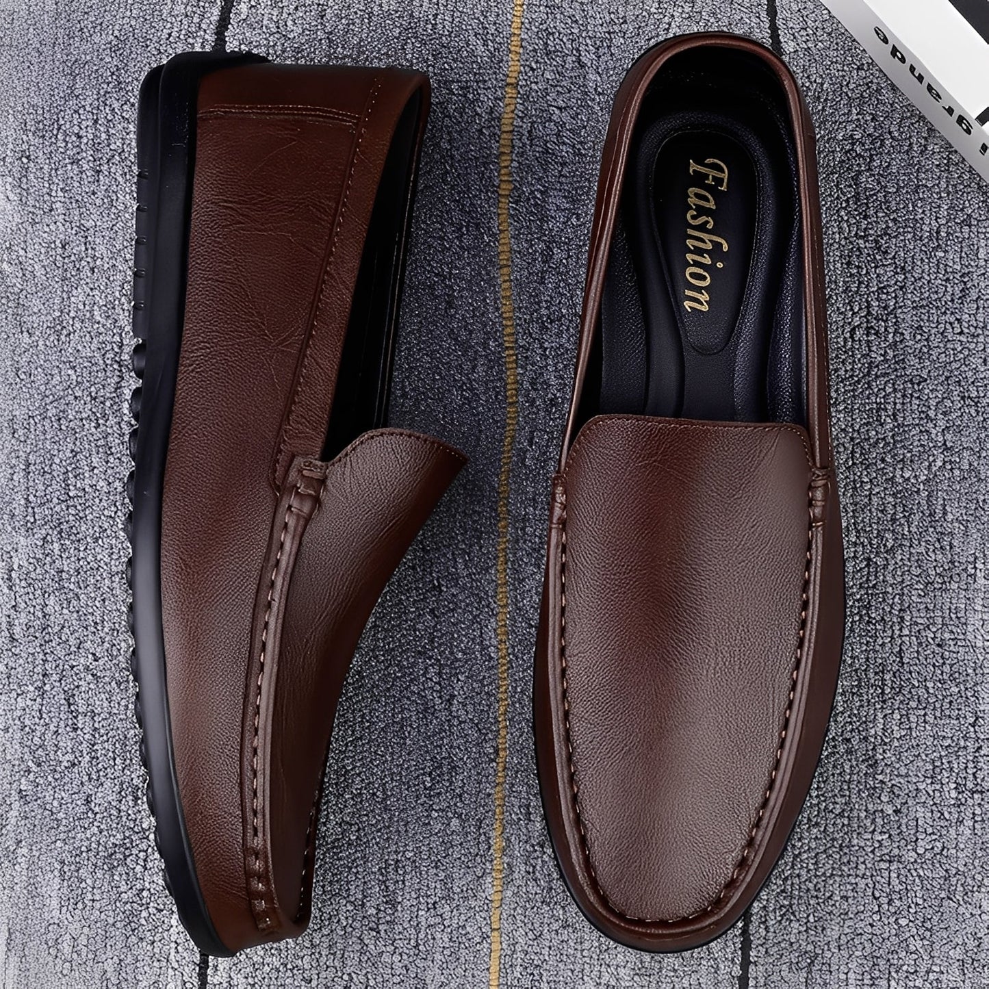 Seward - Bequeme, modische Herren-Lederslipper