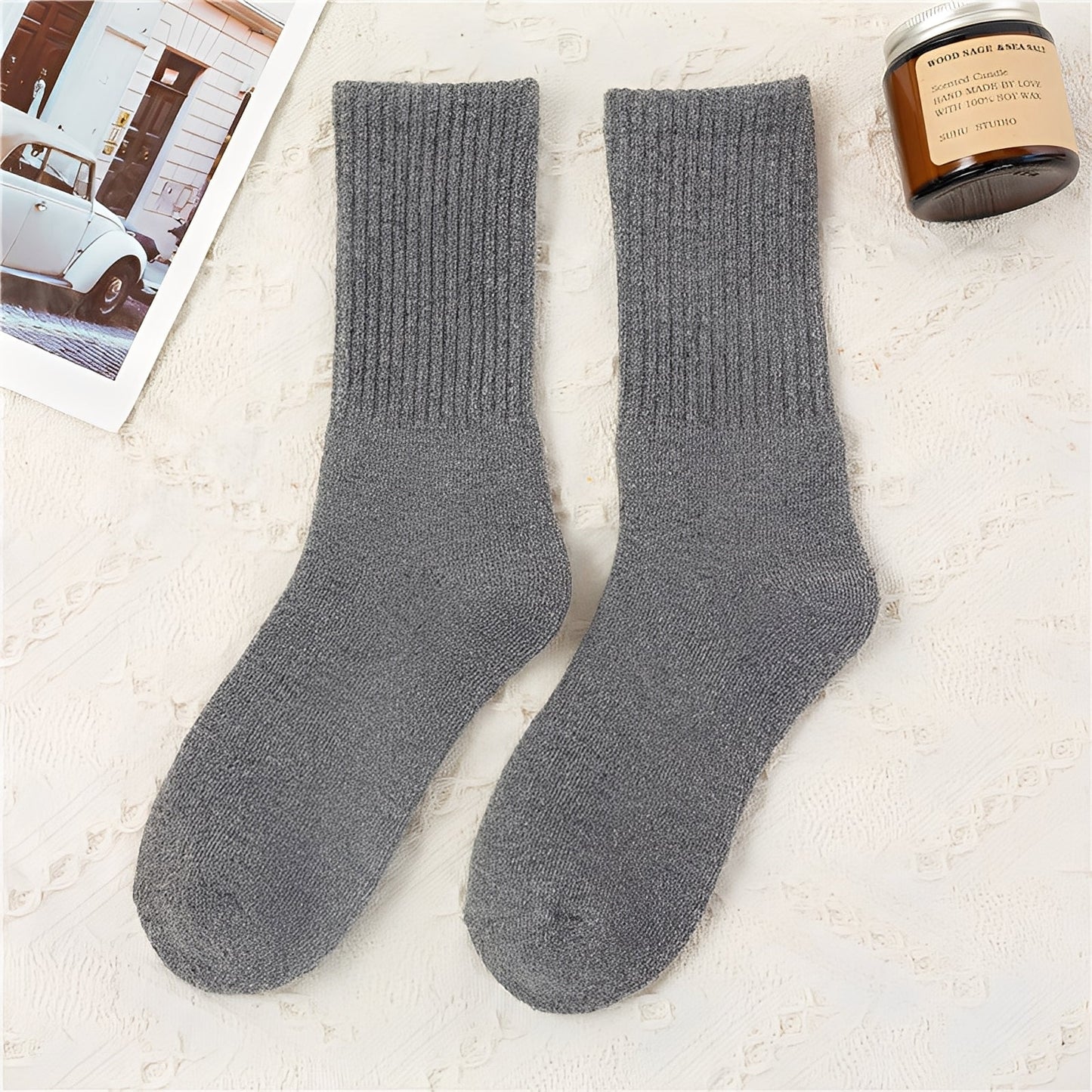 Carmella - Unisex-Socken, warm, dick und bequem