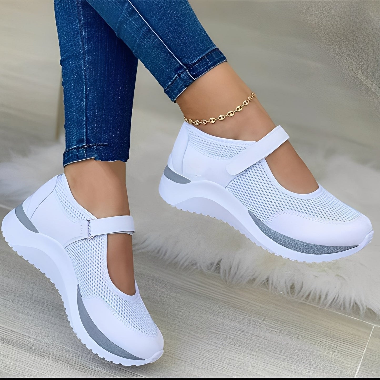 Nichola - Trendige Damen-Sandalen mit Netriemen