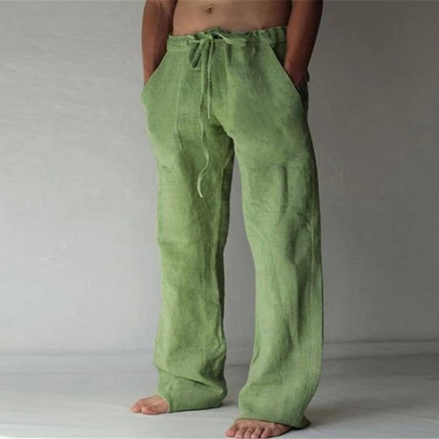 Anton - Casual Leinenhosen in Einfarbig