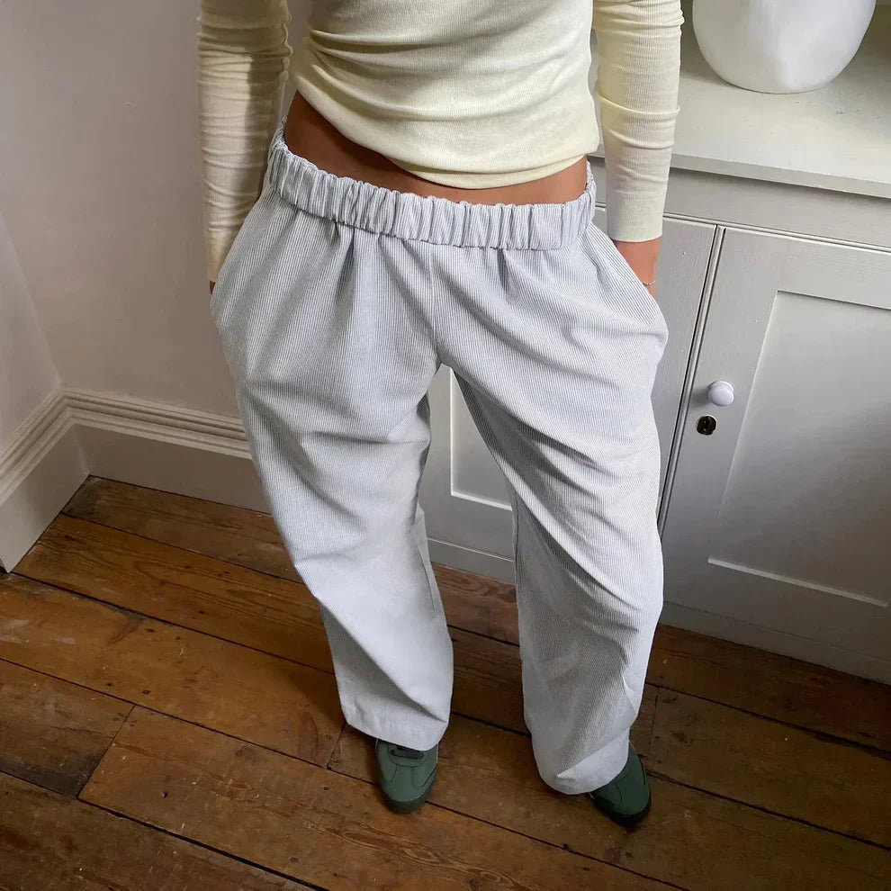 Elis – Damenhosen Breites Bein Hohe Taille