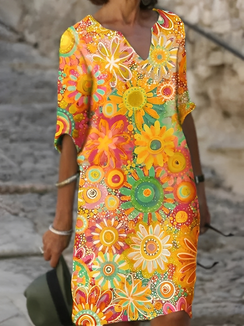 Florine – Blumenkleid für Damen