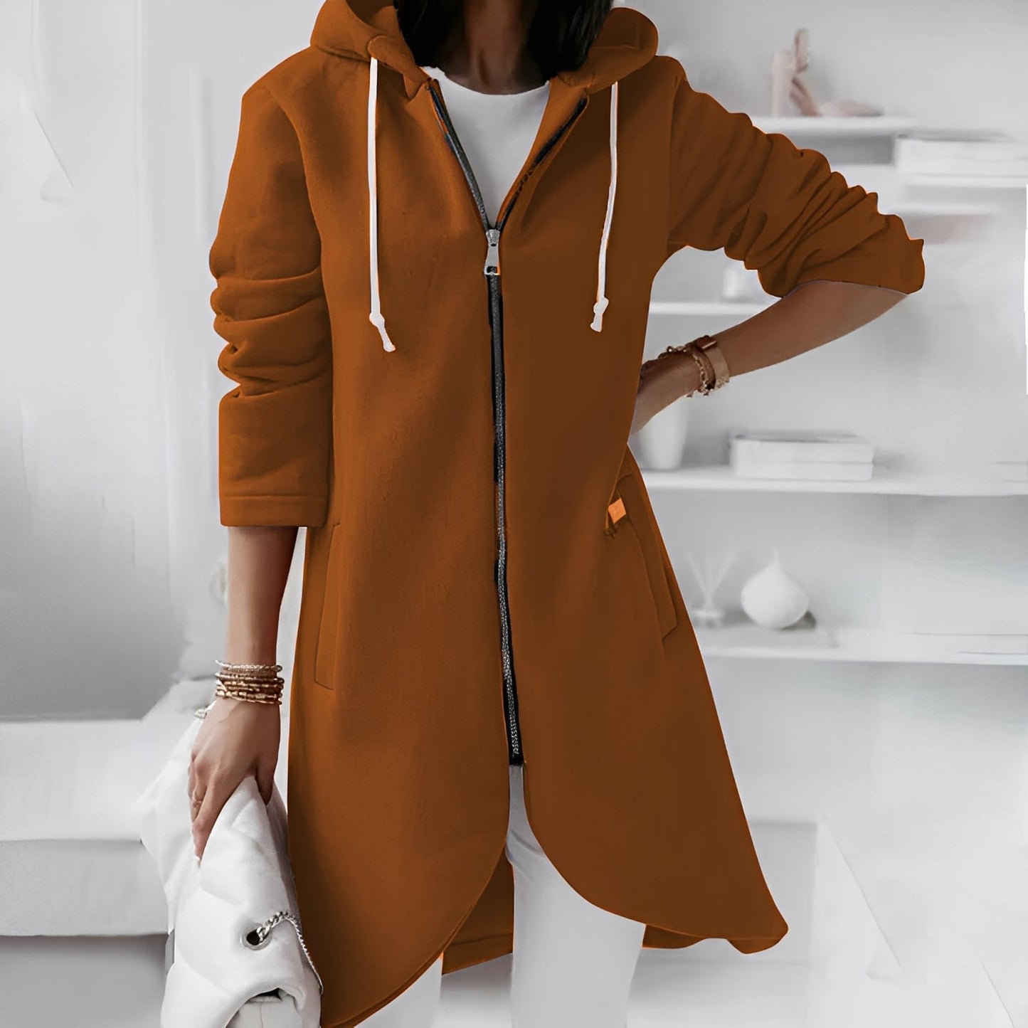 Myranda - Modische Jacke mit Kapuze für Damen