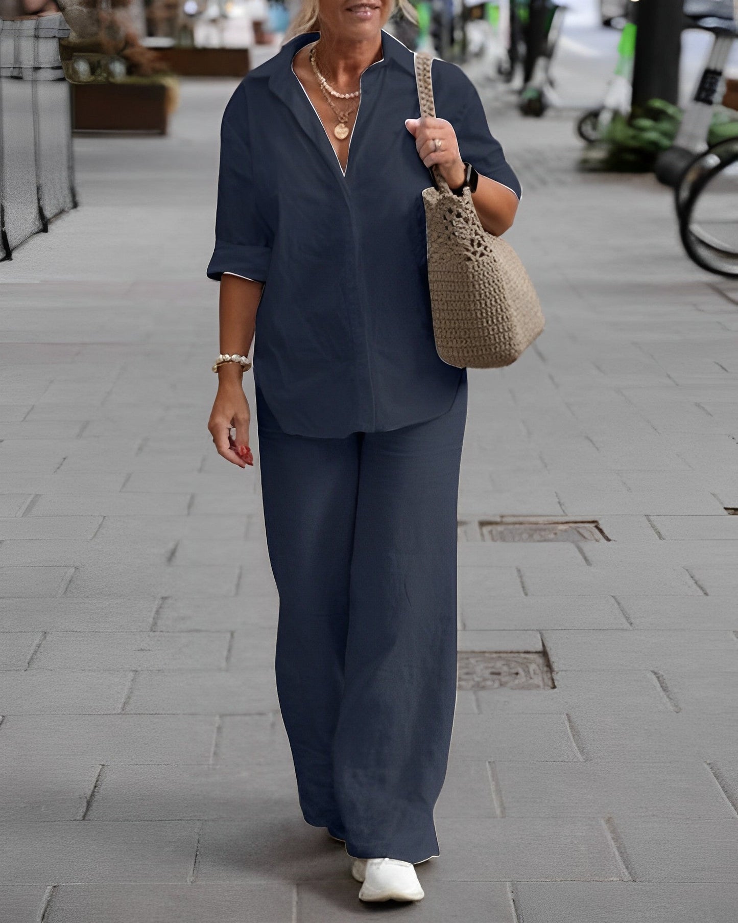 Beth – Bequemes Sommerset aus Leinen