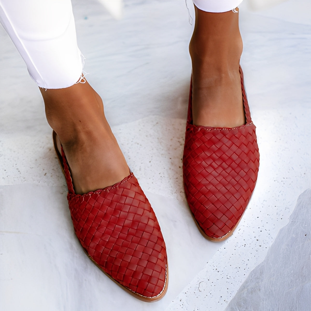 Shirley - Modische flache Damen-Schuhe mit Spitzform