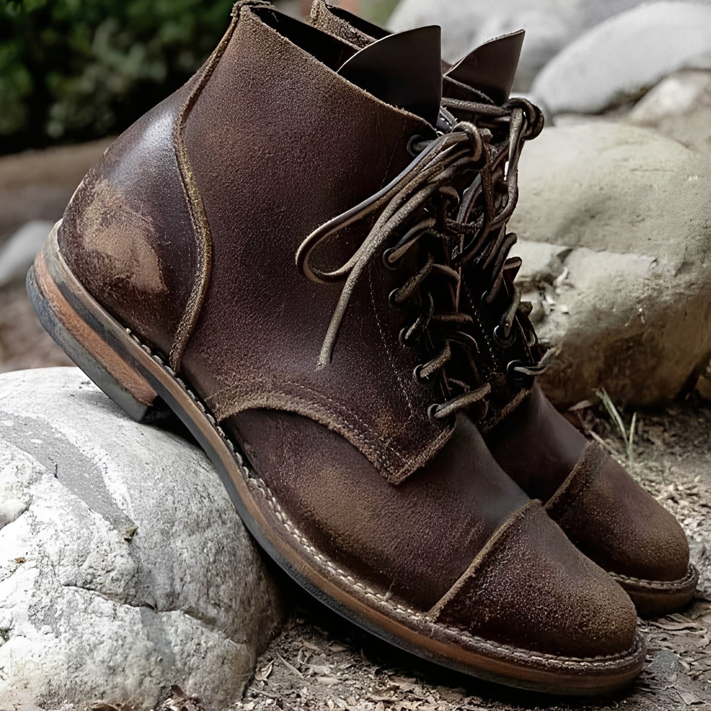 Jaydon - Klassische Herrenschuhe aus Leder mit runder Spitze