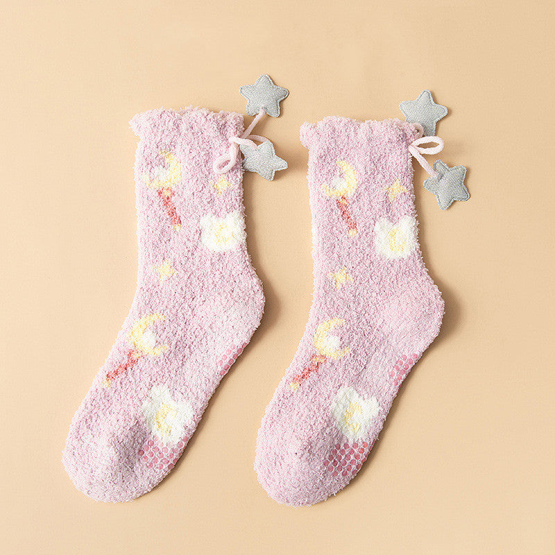 Ramona - Schicke, warme Damen-Fleece-Wintersocken