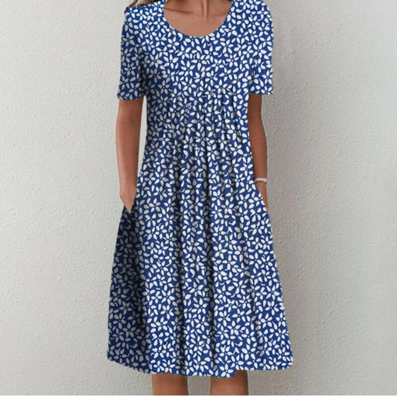 Anne - Kleid Floral Strahlende Blüte