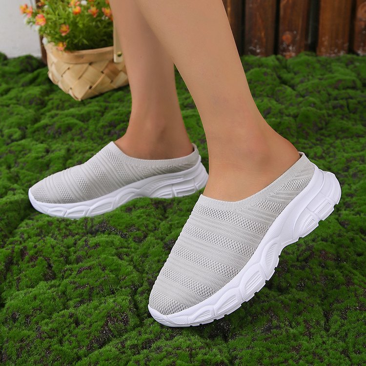 Malani - Moderne Damenschuhe mit Keilabsatz zum Hineinschlüpfen