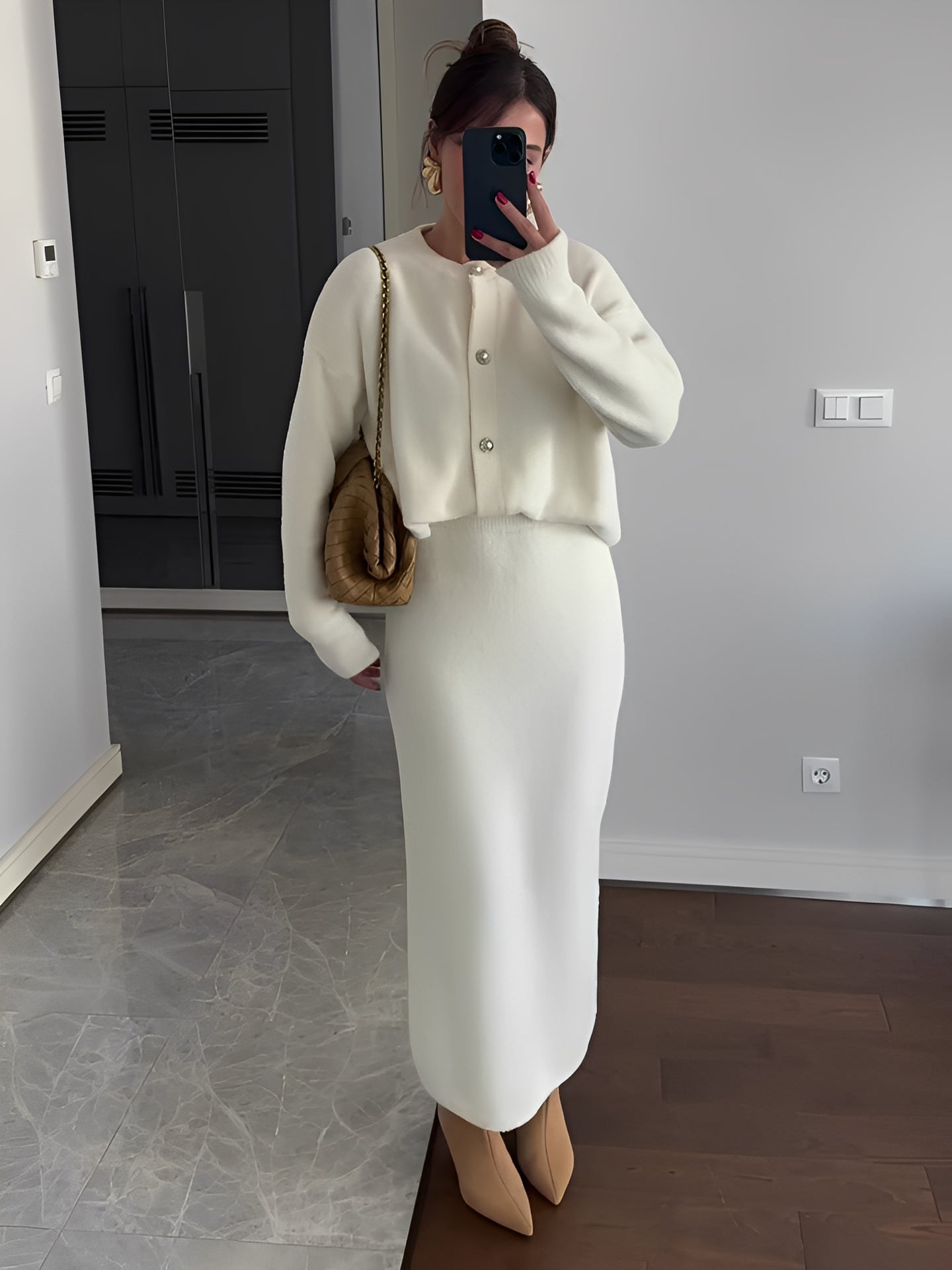 Cecilia - Schickes Set aus Jacke und Rock für Frauen