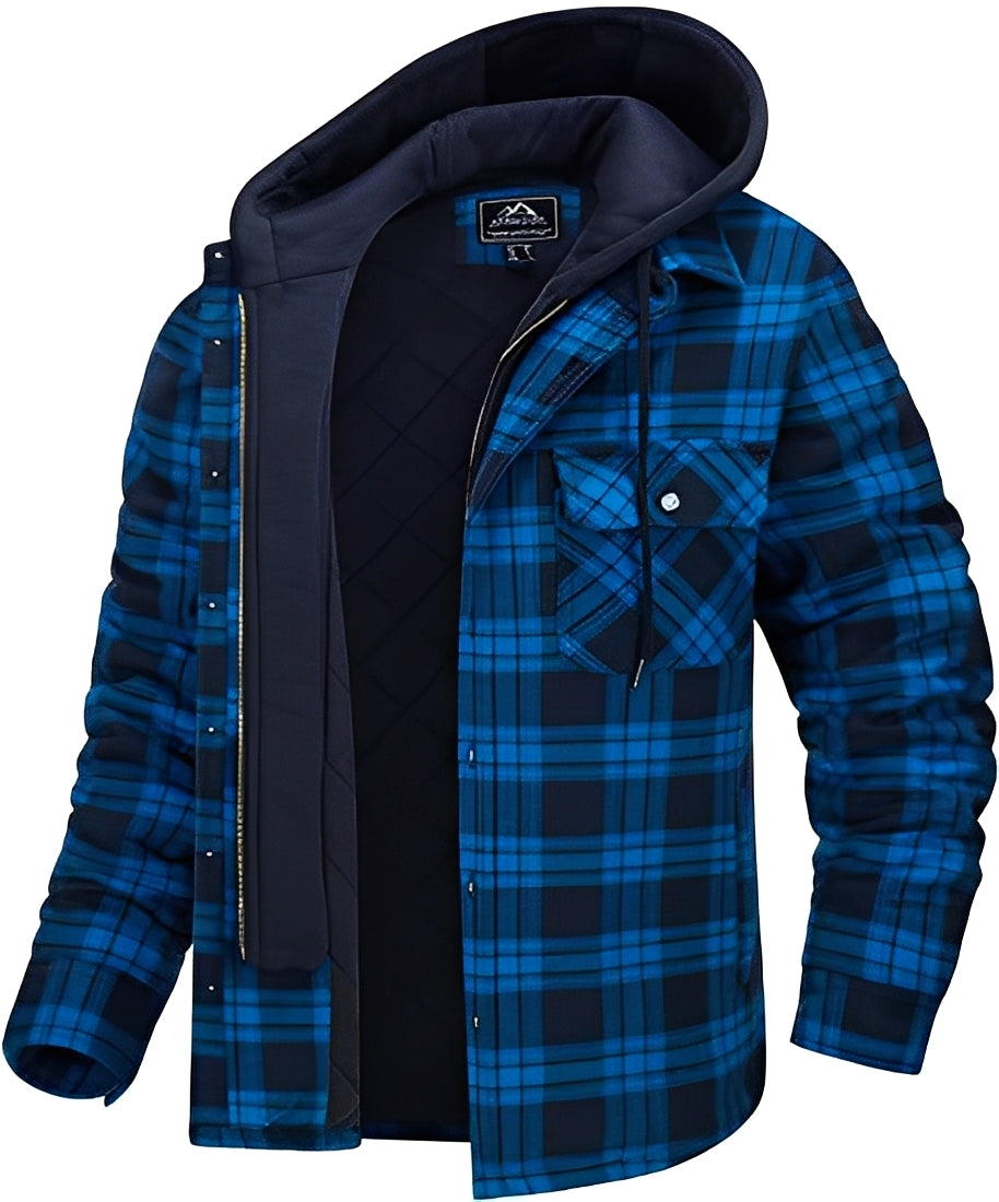 Roswell - Herrenjacke mit lässigem Karomuster