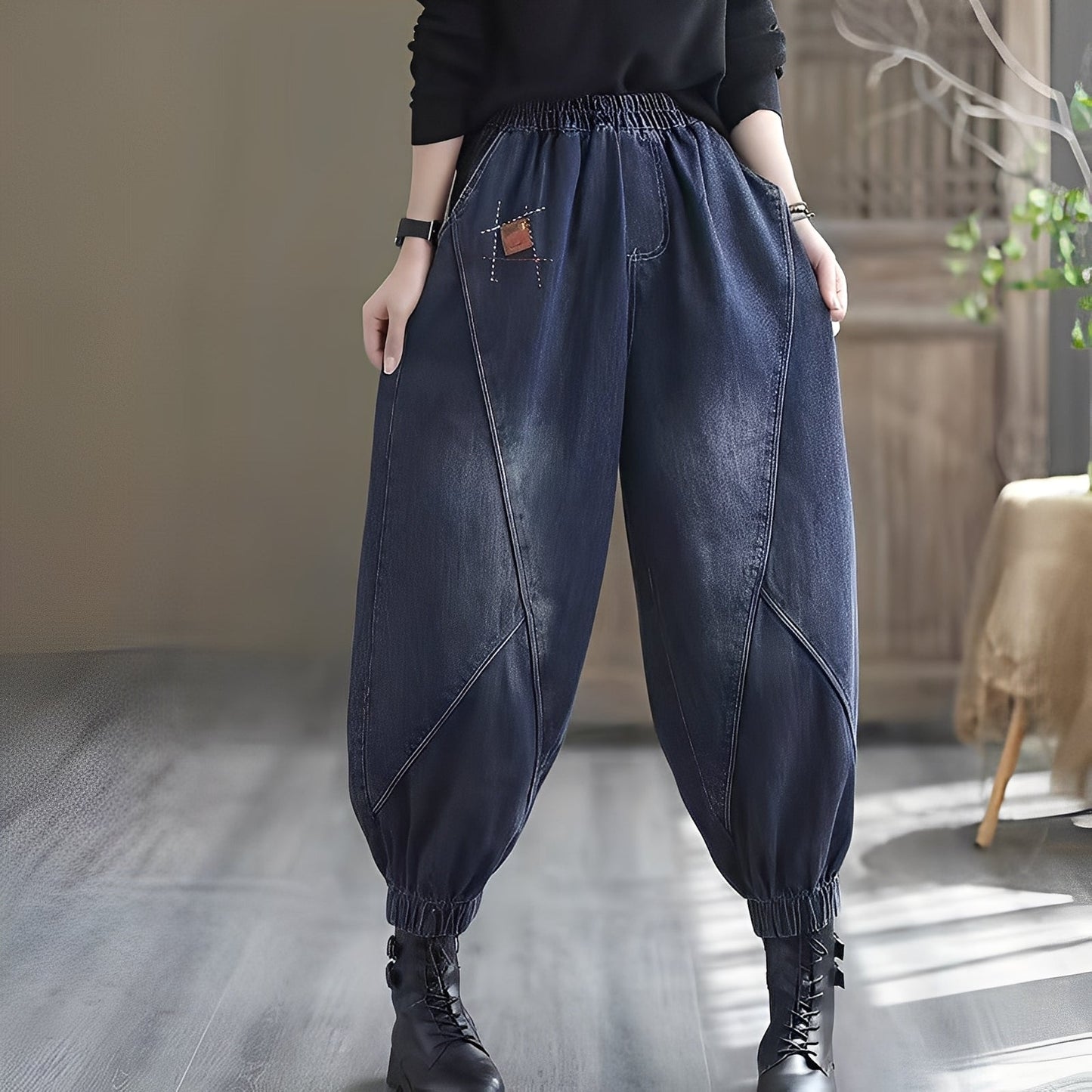 Shyanne - Klassische Damenjeans mit dehnbarem Bund