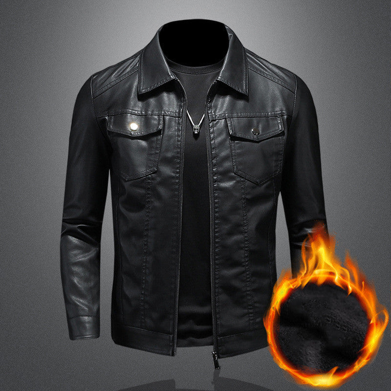 Nelson - Moderne Biker-Lederjacke für Männer