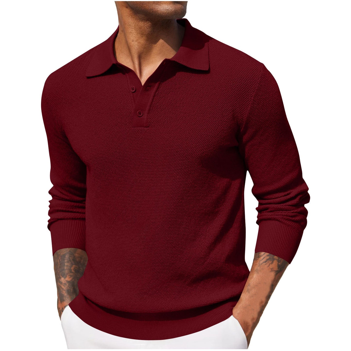 Harrison - Lässiges Herren-Longsleeve