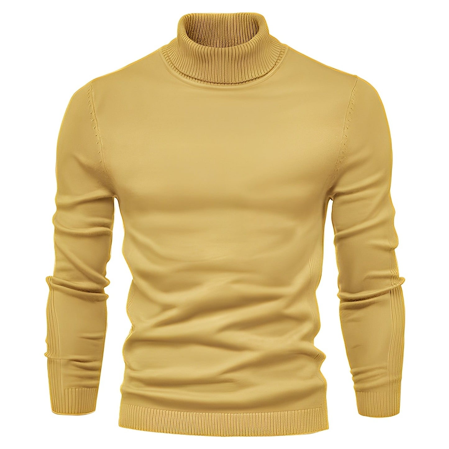 Evans - Leichter, schmal geschnittener Herren-Rollkragenpullover