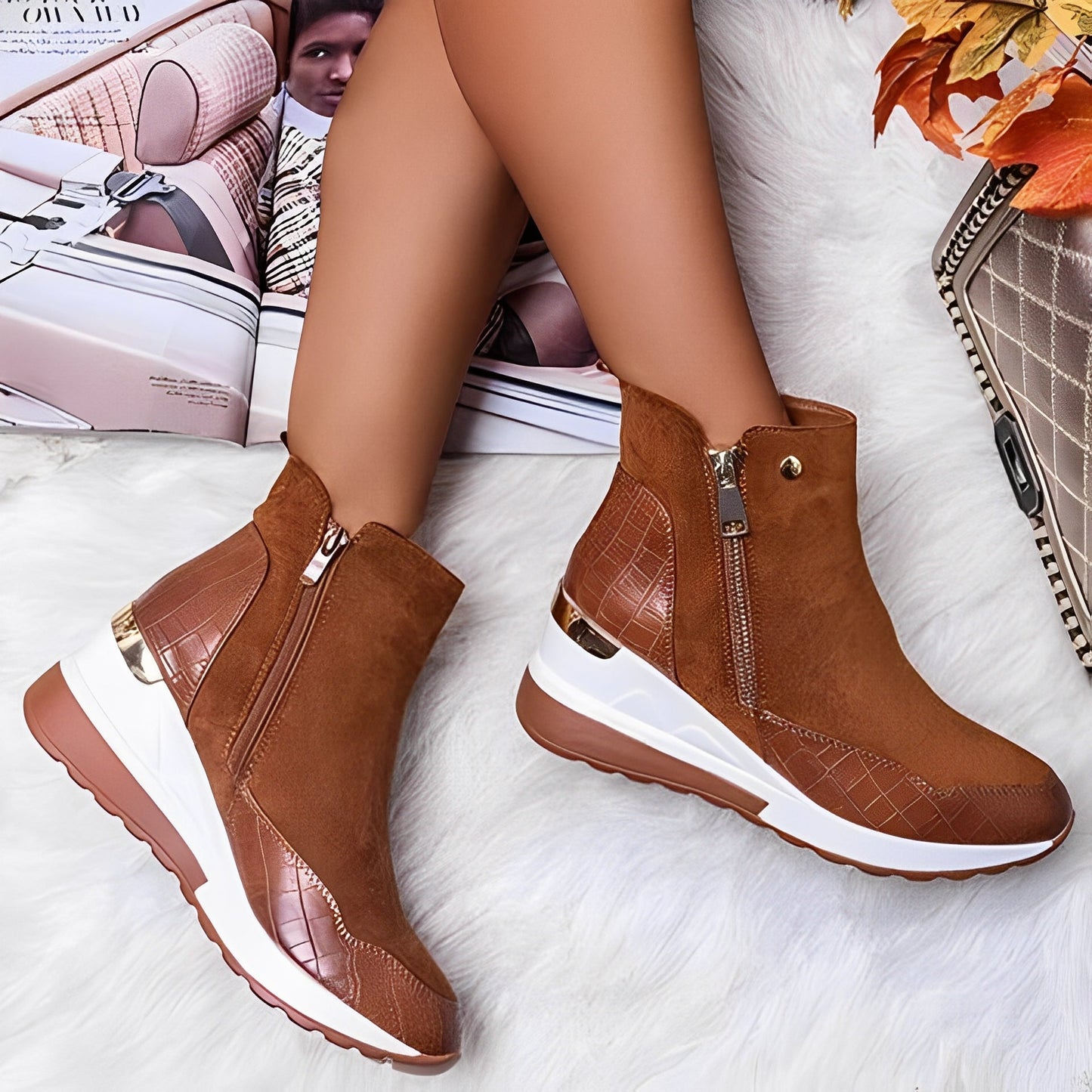 Yancy - Bequeme tägliche Stiefeletten für Damen