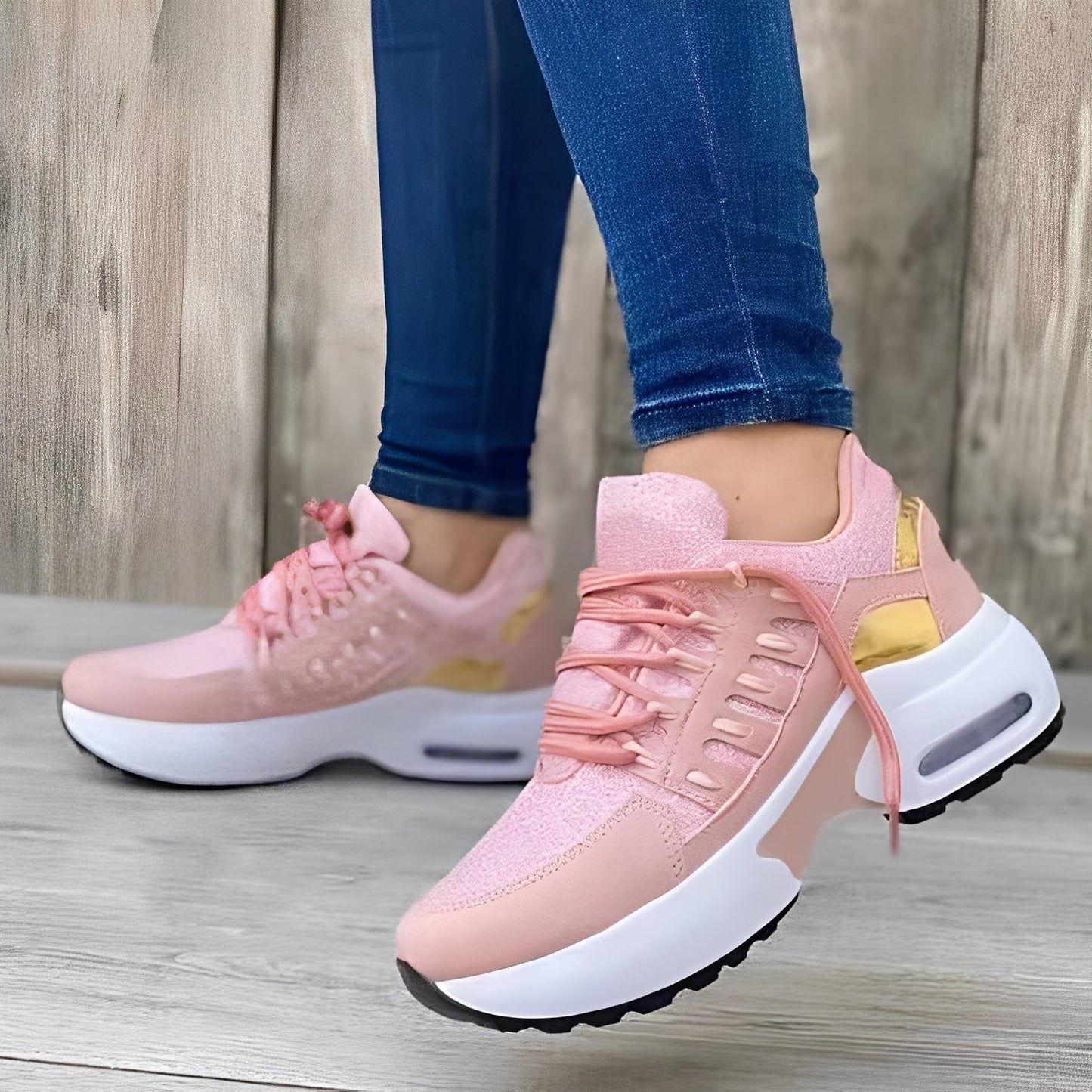 Evaline - Bequeme Damen-Sneaker aus Mesh