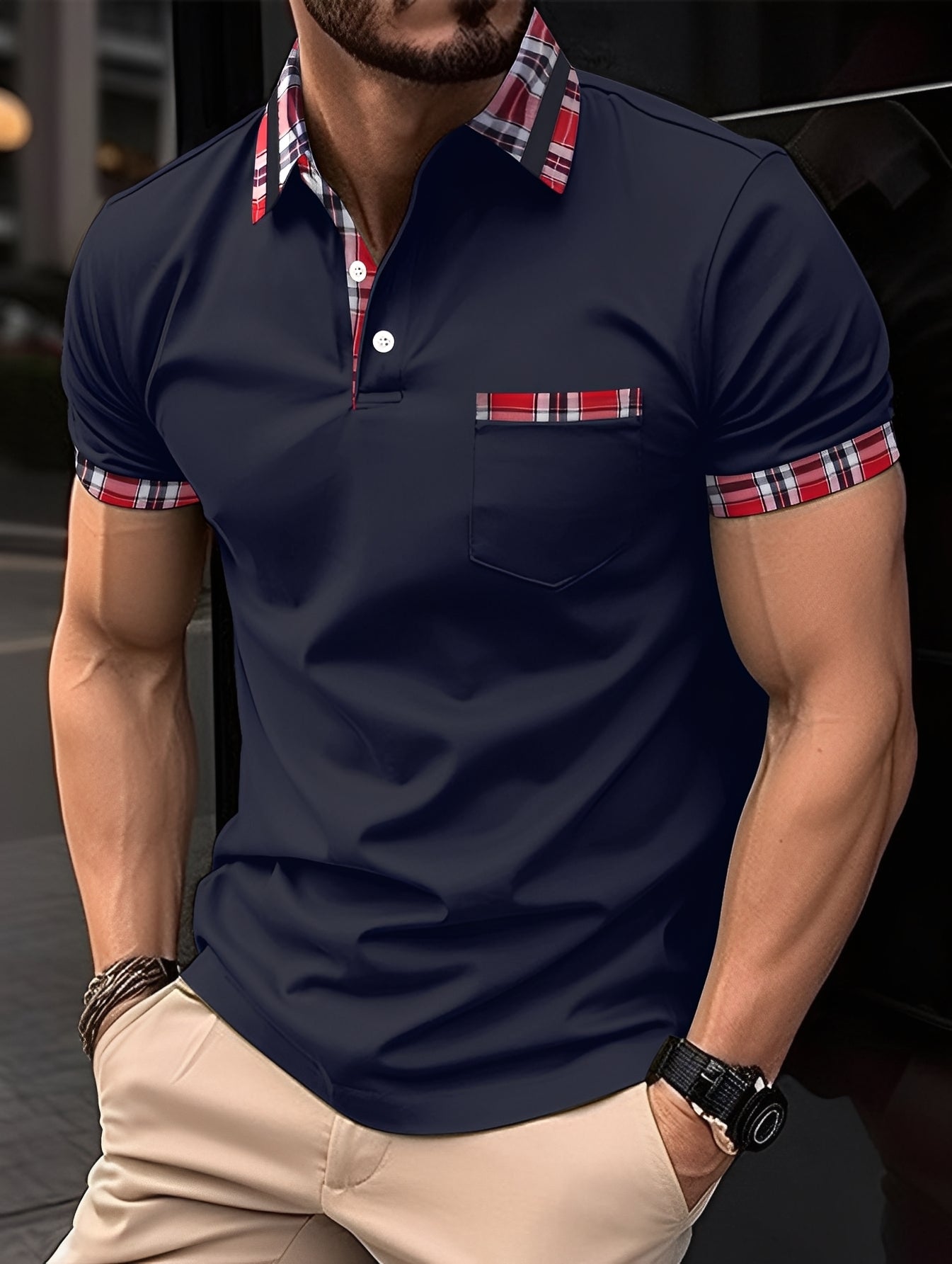 Ryker - Elegantes Poloshirt mit Brusttasche für Herren