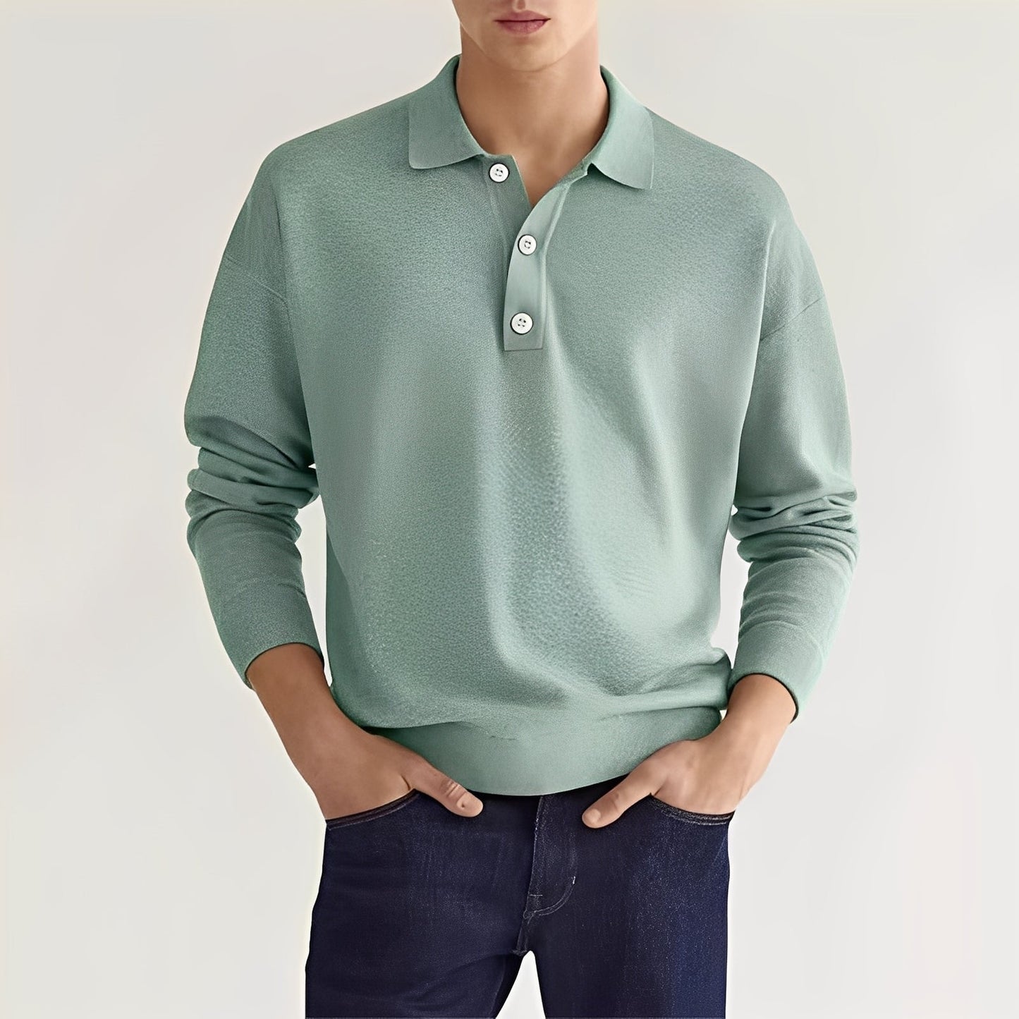 Zavier - Bequemes langes Herren-Poloshirt