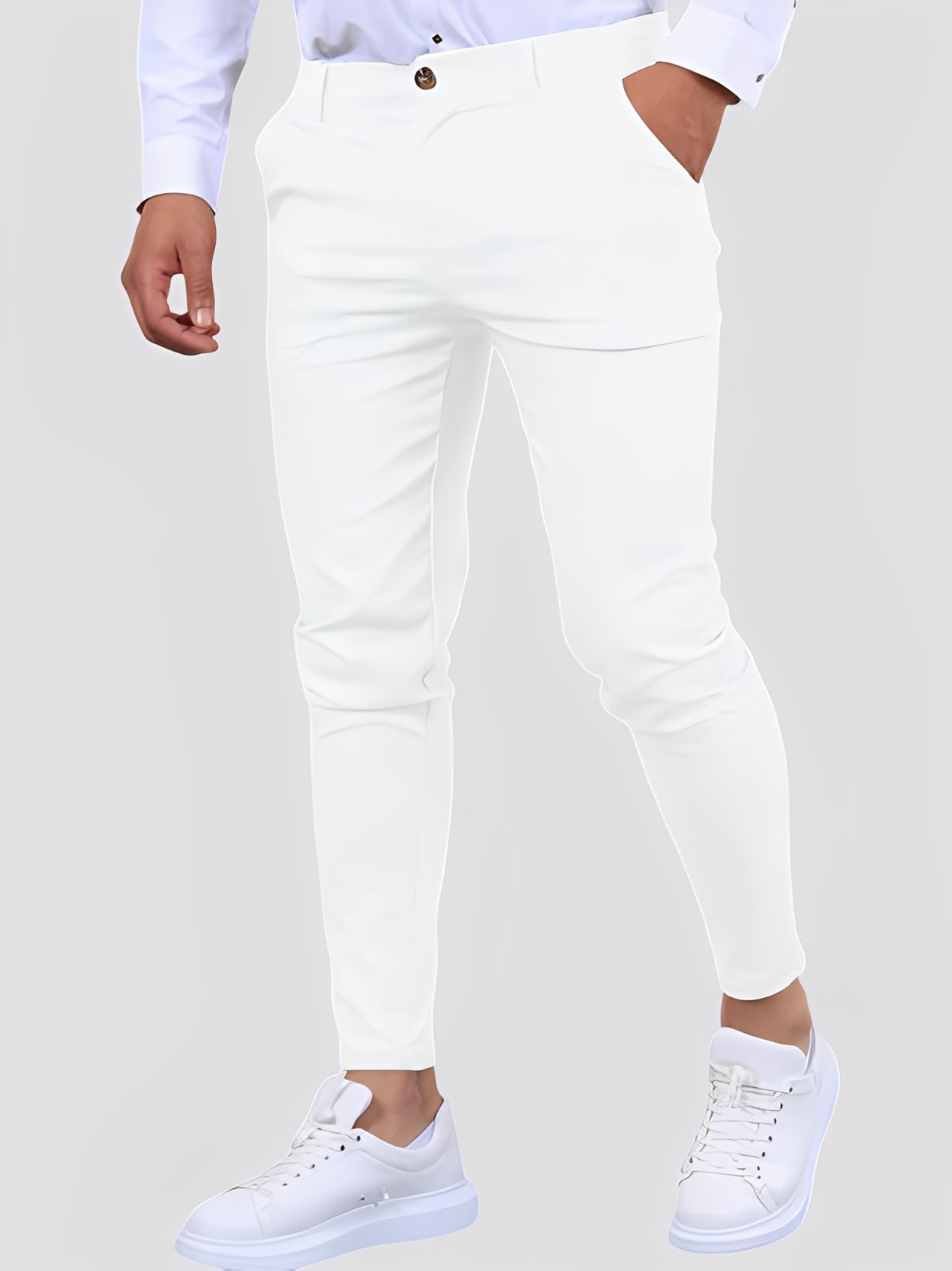 Shelton - Angenehme, dehnbare Herrenhose mit schlanker Passform