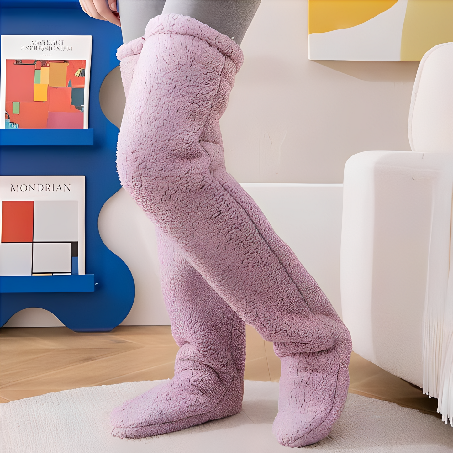 Hayden - Flauschige und warme Schlafsocken für Damen