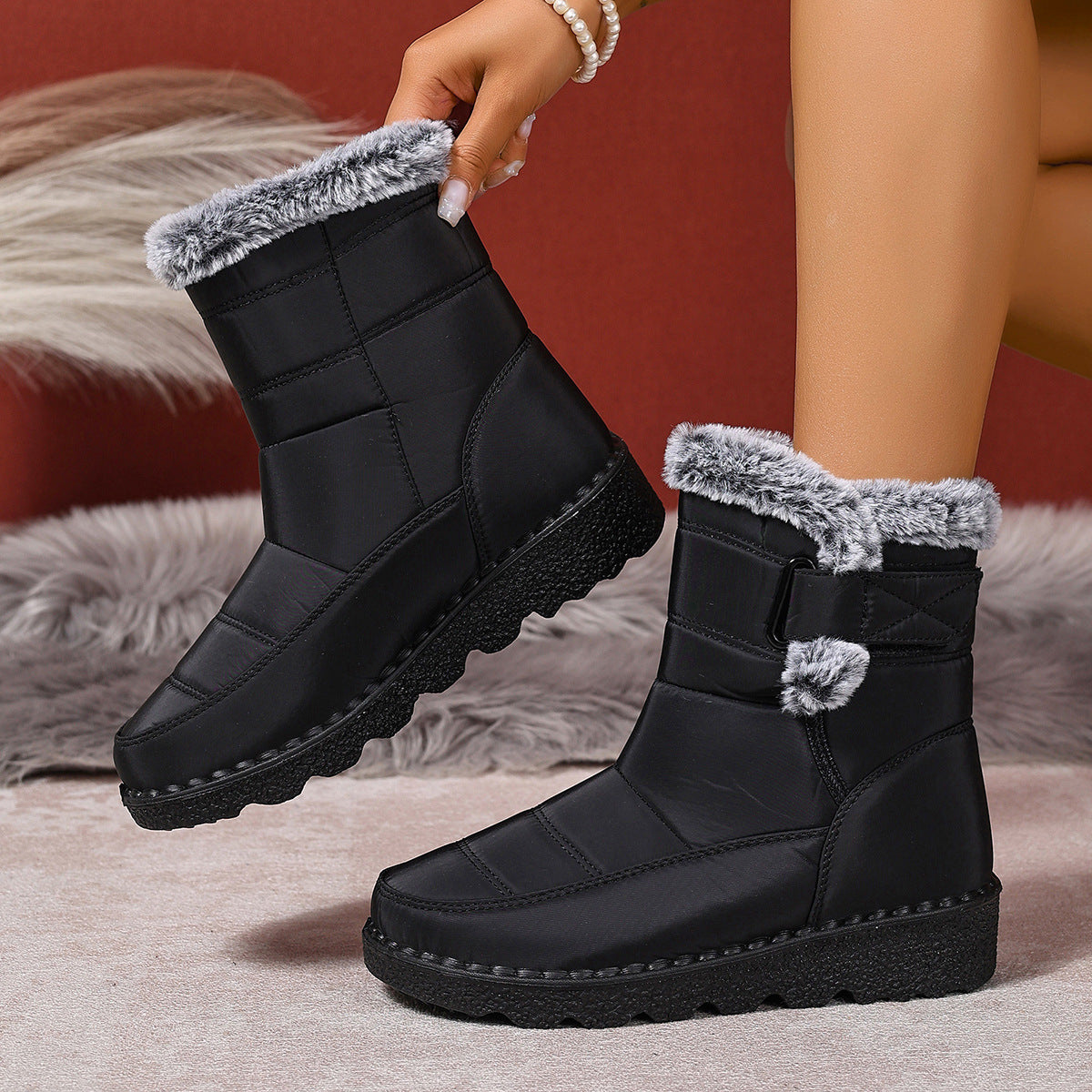 Denise - Gemütliche, wasserfeste Winterstiefel für Damen