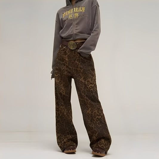Felecia - Modische, bedruckte lässige Damenjeans