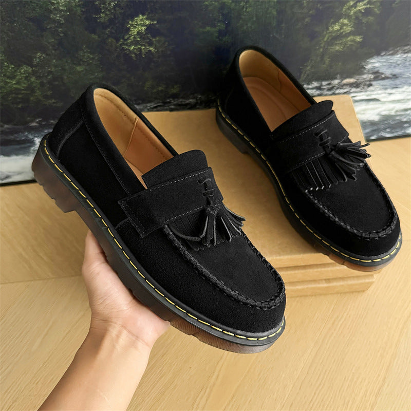 Milton - Herren-Wildleder-Slipper mit Quasten im zeitgemäßen Design