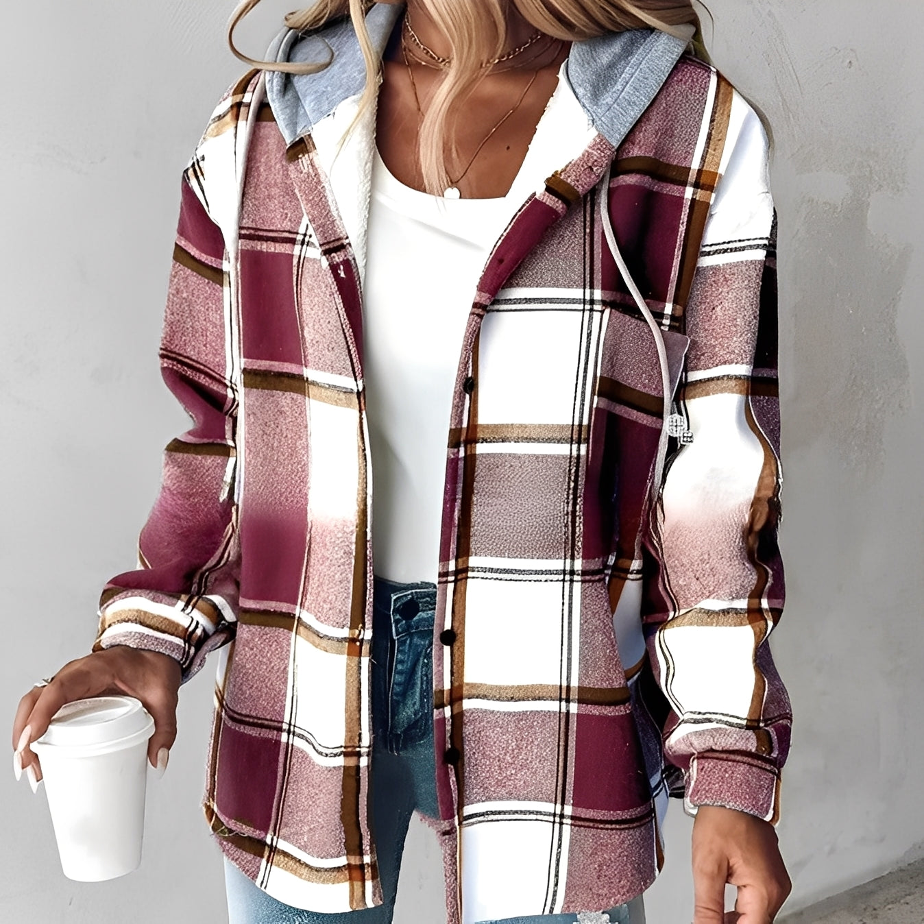 Briana - Komfortable, warme Damen-Kapuzenjacke