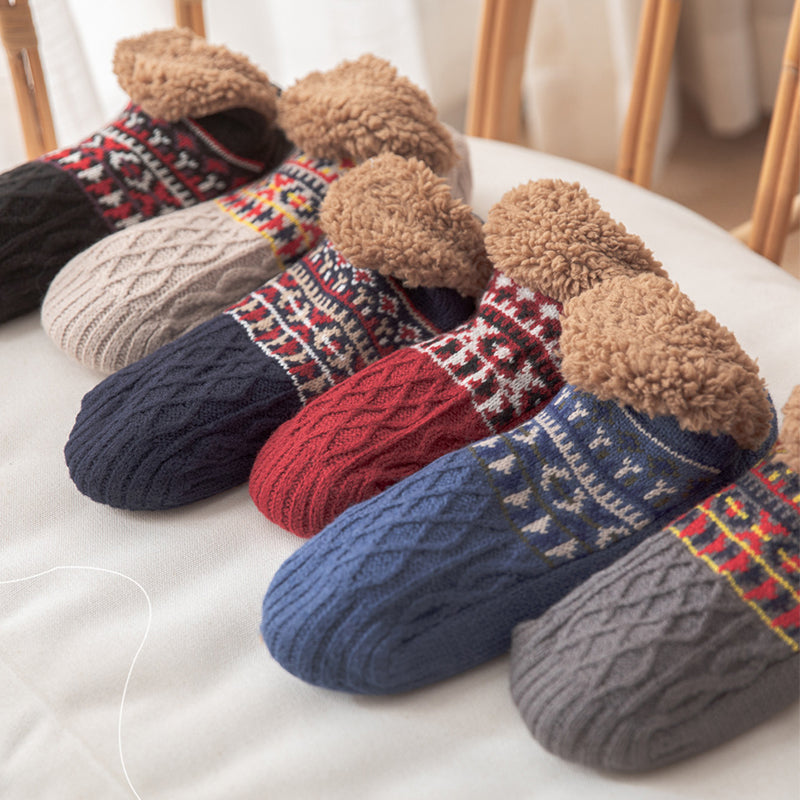 Nichole - Elegante, warme Antirutsch-Socken für Damen