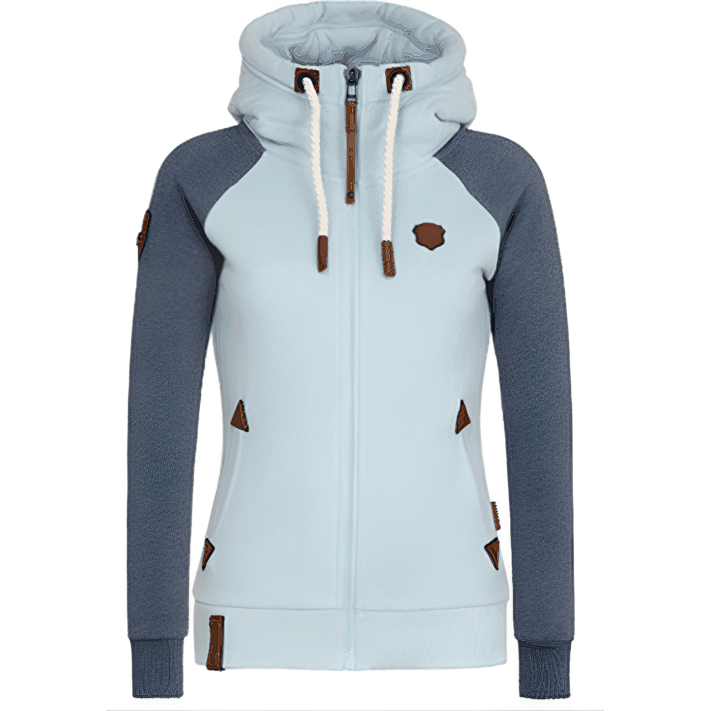 Elinor - Bequemer Damen-Kapuzenpullover mit Reißverschluss