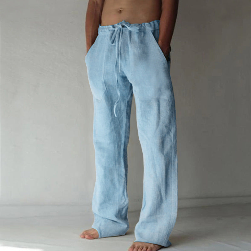 Anton - Casual Leinenhosen in Einfarbig