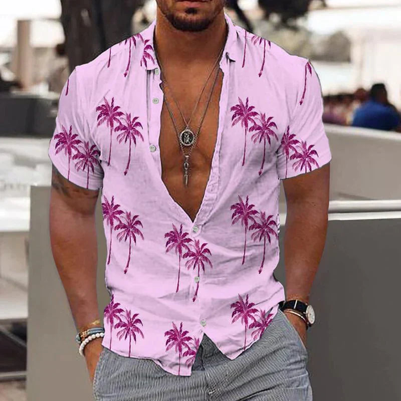 Zion - Hemd aus Leinen Palm Breeze