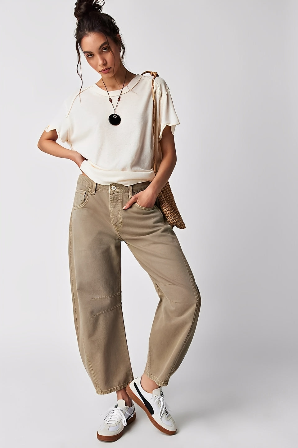 Adrienne - Klassische, locker sitzende Barrel-Jeans für Frauen