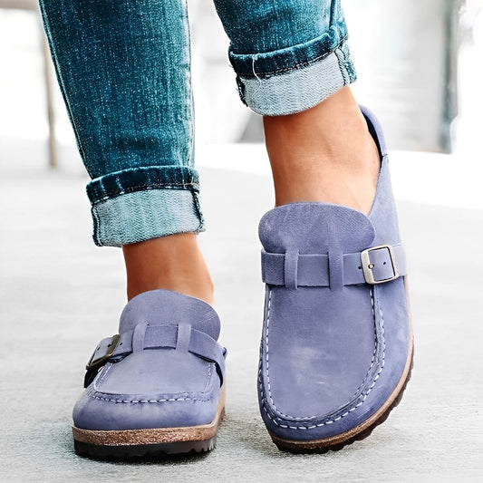 Briana - Damen Slip-On-Sandalen mit Riemen und Komfort