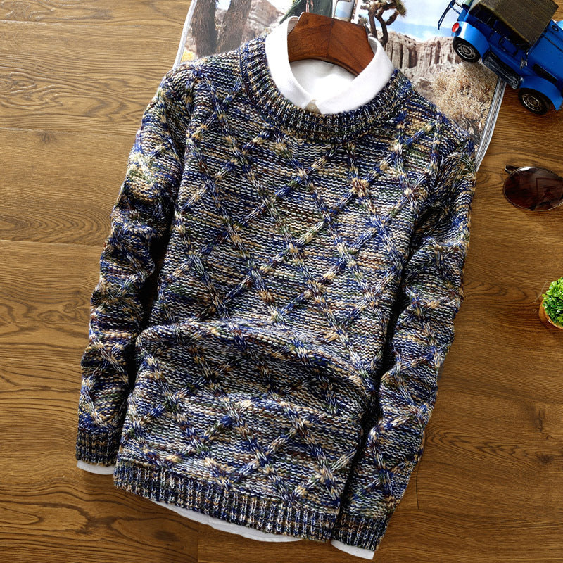 Francis - Wärmerer, bunter Winterpullover für Herren
